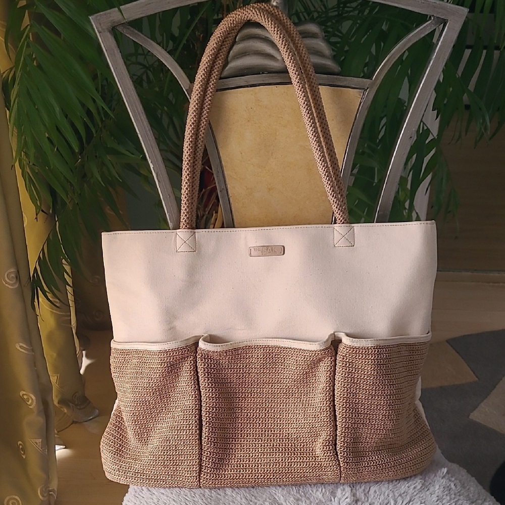 The Sak Canvas/Nylon Tote Bag ❤️